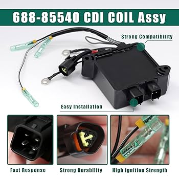 688-85540-00 T85-05030100 Outboat Motor CDI Coil Unit Assy
